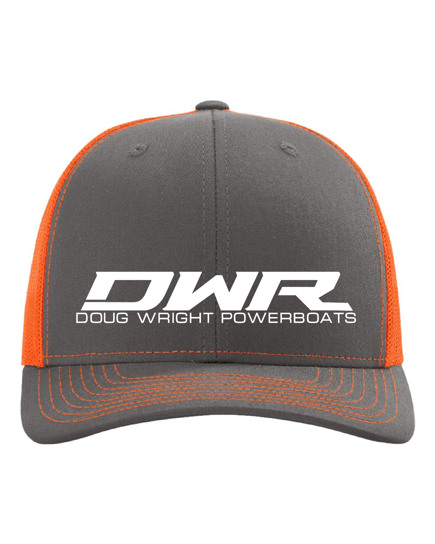 DWR Charcoal-Neon Orange Richardson Hat