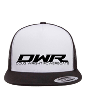 DWR Blk/Wht/Blk Flatbill Trucker Hat