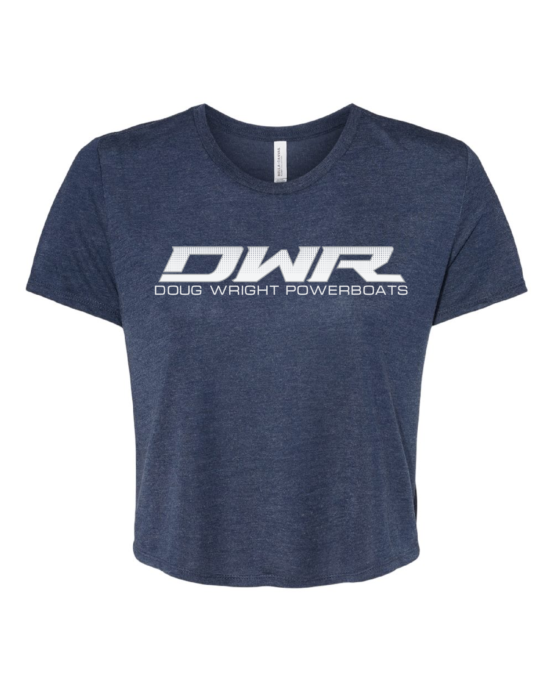 DWR Women's Navy Cropped T-Shirt